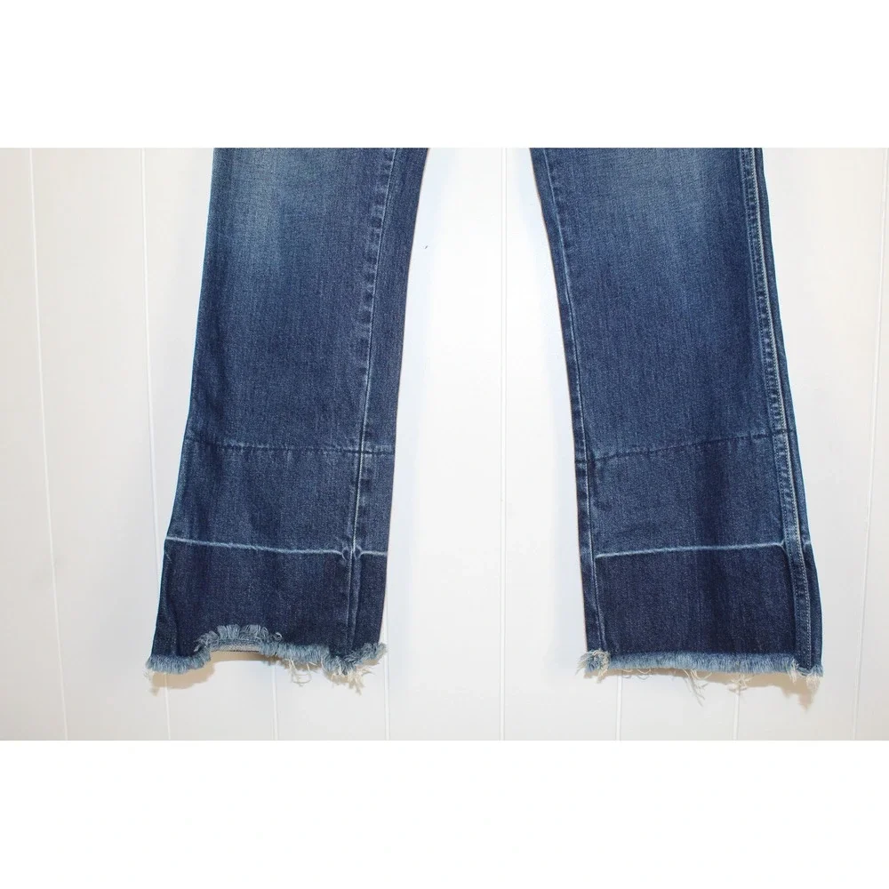 AMO Jeans Belle Released Raw Hem 5 Pocket Size 28